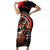 Canada National Aboriginal Day Family Matching Short Sleeve Bodycon Dress and Hawaiian Shirt Indigenous Peoples Inuksuit With Dreamcatcher - Wonder Print Shop