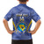 Custom Bosnia and Herzegovina Football Family Matching Off Shoulder Short Dress and Hawaiian Shirt Come On Zmajevi