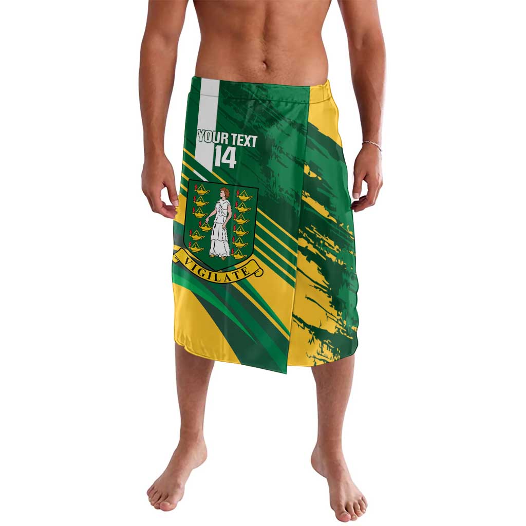 Custom British Virgin Islands Football Lavalava Come On Nature Boys