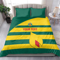 Custom Grenada Football Bedding Set Go Spice Boys Green Version