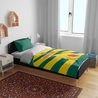 Custom Grenada Football Bedding Set Go Spice Boys Green Version