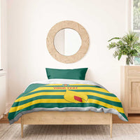Custom Grenada Football Bedding Set Go Spice Boys Green Version