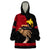 Personalised Father Day Papua New Guinea Wearable Blanket Hoodie PNG I Love You Dad Black Version - Wonder Print Shop