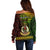 Polynesian Pride Father Day Vanuatu Off Shoulder Sweater I Love You Dad Reggae Version - Wonder Print Shop