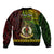 Polynesian Pride Father Day Vanuatu Sleeve Zip Bomber Jacket I Love You Dad Reggae Version - Wonder Print Shop