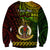 Polynesian Pride Father Day Vanuatu Sweatshirt I Love You Dad Reggae Version - Wonder Print Shop