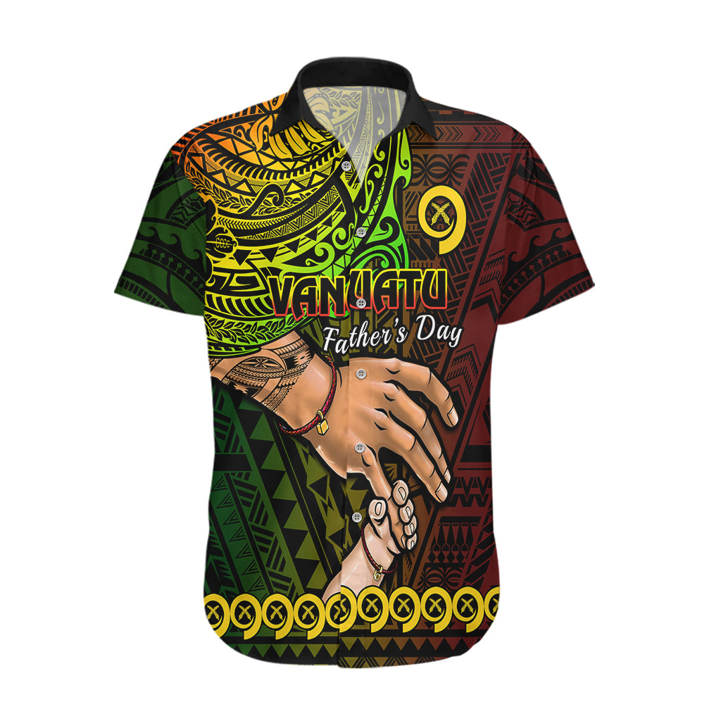 Personalised Father Day Vanuatu Hawaiian Shirt I Love You Dad Reggae Version - Wonder Print Shop