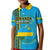 1 July Independence Day Rwanda Kid Polo Shirt African Imigongo Happy 61st Anniversary - Wonder Print Shop