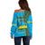 1 July Independence Day Rwanda Off Shoulder Sweater African Imigongo Happy 61st Anniversary - Wonder Print Shop