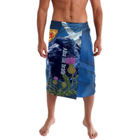 Cianalas Alba Scotland Lavalava Scottish Lion and Thistle Blue Version