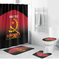 Angola Basketball Custom Bathroom Set Go Champions Angolan - Wonder Print Shop
