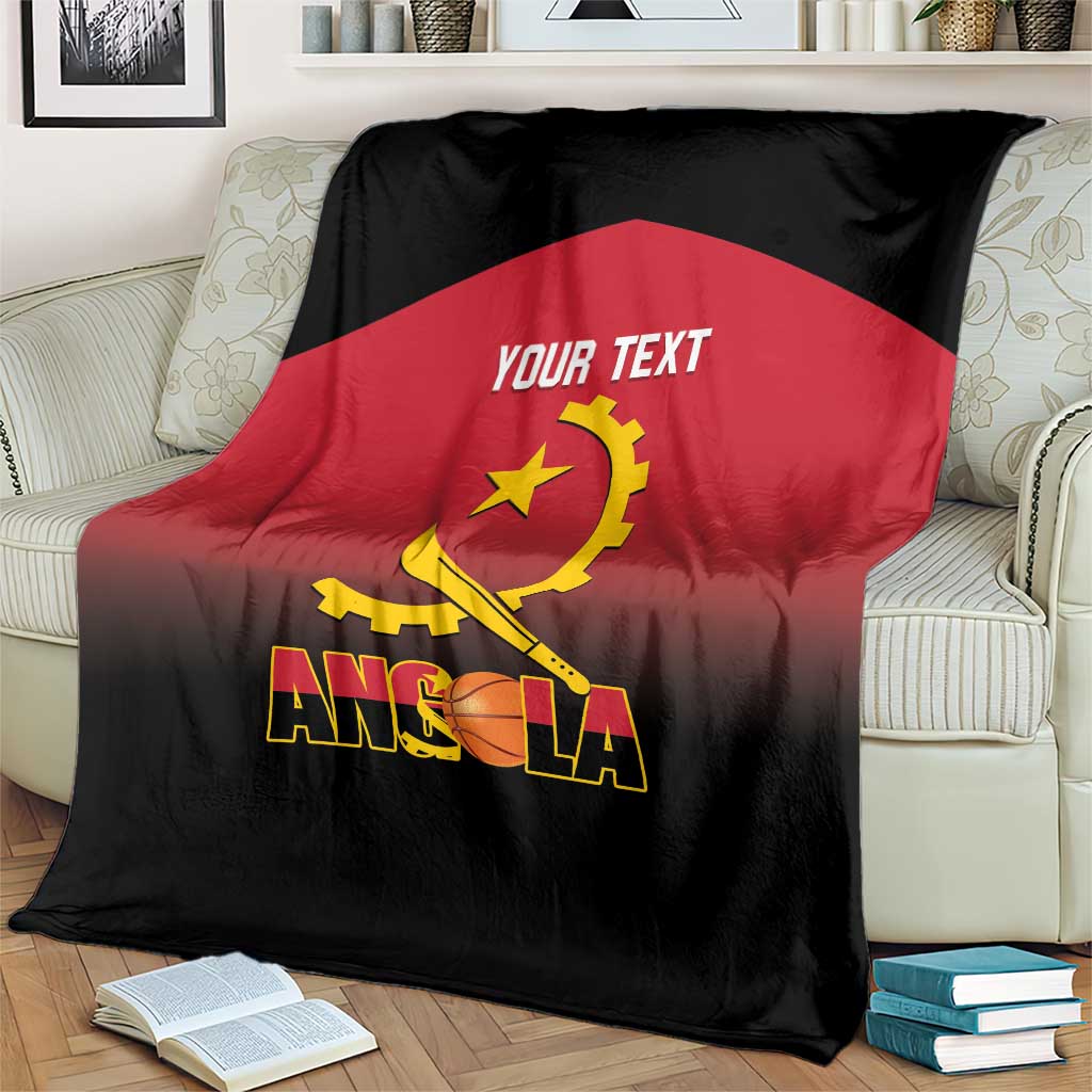 Angola Basketball Custom Blanket Go Champions Angolan - Wonder Print Shop