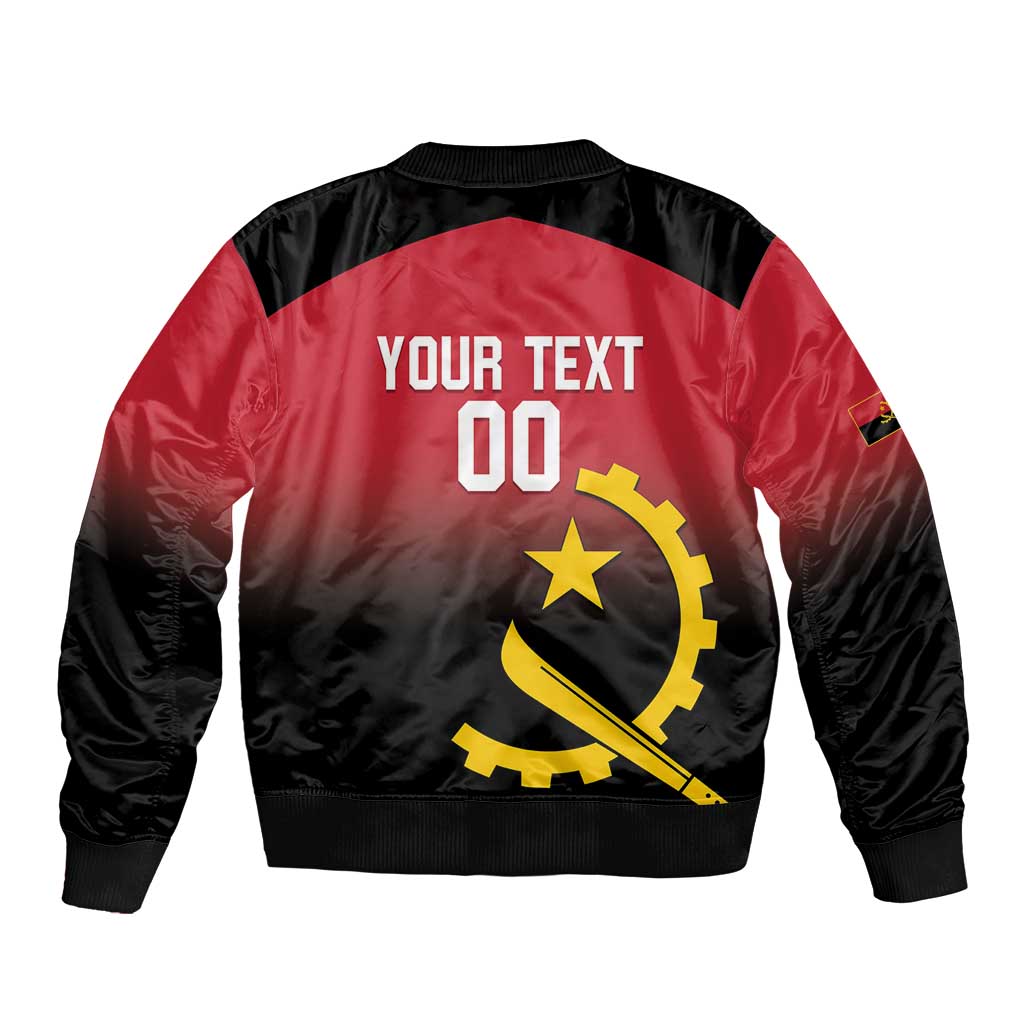 Angola Basketball Custom Bomber Jacket Go Champions Angolan - Wonder Print Shop