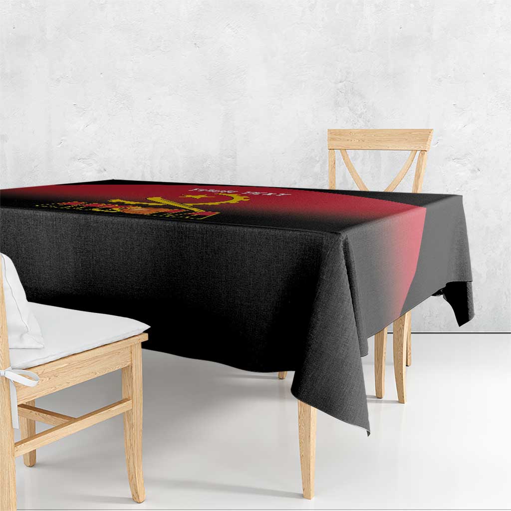 Angola Basketball Custom Tablecloth Go Champions Angolan - Wonder Print Shop
