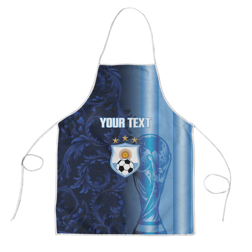 Custom Argentina World Football 2026 Apron La Albiceleste 4th Champion Proud