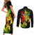 jamaica-bob-marley-couples-matching-short-sleeve-bodycon-dress-and-long-sleeve-button-shirts-lion-with-cannabis-leaf-pattern