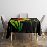 Jamaica Legend Bob Tablecloth Lion With Cannabis Leaf Pattern - Wonder Print Shop