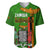 Zambia Independence Day Baseball Jersey Happy 59th Anniversary Kente Pattern - Wonder Print Shop