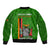 Zambia Independence Day Bomber Jacket Happy 59th Anniversary Kente Pattern - Wonder Print Shop