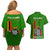 Zambia Independence Day Couples Matching Off Shoulder Short Dress and Hawaiian Shirt Happy 59th Anniversary Kente Pattern - Wonder Print Shop