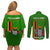 Zambia Independence Day Couples Matching Off Shoulder Short Dress and Long Sleeve Button Shirts Happy 59th Anniversary Kente Pattern - Wonder Print Shop