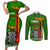 Zambia Independence Day Couples Matching Short Sleeve Bodycon Dress and Long Sleeve Button Shirts Happy 59th Anniversary Kente Pattern - Wonder Print Shop