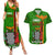 Zambia Independence Day Couples Matching Summer Maxi Dress and Hawaiian Shirt Happy 59th Anniversary Kente Pattern - Wonder Print Shop