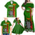 Zambia Independence Day Family Matching Off Shoulder Maxi Dress and Hawaiian Shirt Happy 59th Anniversary Kente Pattern - Wonder Print Shop