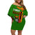 Zambia Independence Day Family Matching Off Shoulder Short Dress and Hawaiian Shirt Happy 59th Anniversary Kente Pattern - Wonder Print Shop