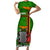 Zambia Independence Day Family Matching Short Sleeve Bodycon Dress and Hawaiian Shirt Happy 59th Anniversary Kente Pattern - Wonder Print Shop