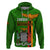 Zambia Independence Day Hoodie Happy 59th Anniversary Kente Pattern - Wonder Print Shop