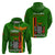 Zambia Independence Day Hoodie Happy 59th Anniversary Kente Pattern - Wonder Print Shop