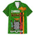 Zambia Independence Day Kid Hawaiian Shirt Happy 59th Anniversary Kente Pattern - Wonder Print Shop