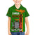 Zambia Independence Day Kid Hawaiian Shirt Happy 59th Anniversary Kente Pattern - Wonder Print Shop