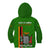 Zambia Independence Day Kid Hoodie Happy 59th Anniversary Kente Pattern - Wonder Print Shop