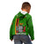 Zambia Independence Day Kid Hoodie Happy 59th Anniversary Kente Pattern - Wonder Print Shop