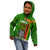 Zambia Independence Day Kid Hoodie Happy 59th Anniversary Kente Pattern - Wonder Print Shop