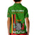 Zambia Independence Day Kid Polo Shirt Happy 59th Anniversary Kente Pattern - Wonder Print Shop