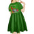 Zambia Independence Day Kid Short Sleeve Dress Happy 59th Anniversary Kente Pattern - Wonder Print Shop