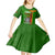 Zambia Independence Day Kid Short Sleeve Dress Happy 59th Anniversary Kente Pattern - Wonder Print Shop