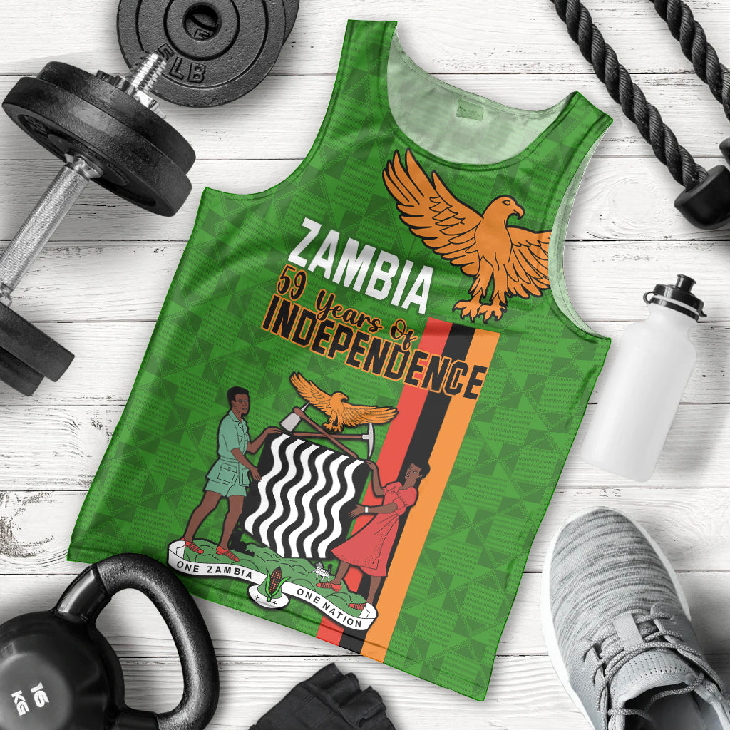 zambia-independence-day-men-tank-top-happy-59th-anniversary-kente-pattern