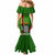 Zambia Independence Day Mermaid Dress Happy 59th Anniversary Kente Pattern - Wonder Print Shop