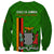 Zambia Independence Day Sweatshirt Happy 59th Anniversary Kente Pattern - Wonder Print Shop