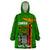 Zambia Independence Day Wearable Blanket Hoodie Happy 59th Anniversary Kente Pattern - Wonder Print Shop