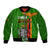 Personalised Zambia Independence Day Bomber Jacket Happy 59th Anniversary Kente Pattern - Wonder Print Shop