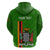 Personalised Zambia Independence Day Hoodie Happy 59th Anniversary Kente Pattern - Wonder Print Shop