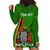 Personalised Zambia Independence Day Hoodie Dress Happy 59th Anniversary Kente Pattern - Wonder Print Shop