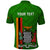 Personalised Zambia Independence Day Polo Shirt Happy 59th Anniversary Kente Pattern - Wonder Print Shop