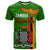 Personalised Zambia Independence Day T Shirt Happy 59th Anniversary Kente Pattern - Wonder Print Shop