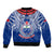 Samoa Rugby Bomber Jacket 2023 Go Manu Samoa With Ula Fala Style - Wonder Print Shop